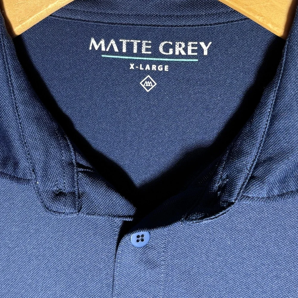 Men's Blue Polo Shirt size XL - Picture 2 of 3